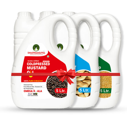 5L (MUSTARD) YELLOW + BLACK + GROUNDNUT