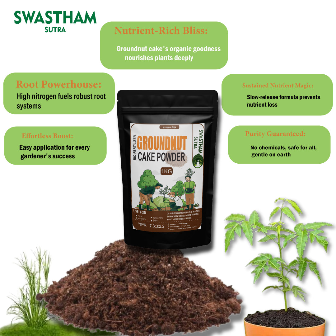 GROUNDNUT CAKE MANURE ORGANIC