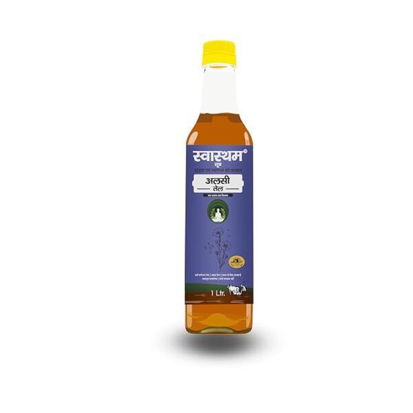 Swastham Sutra Flax Seed Cold Pressed Oil 1 Litre